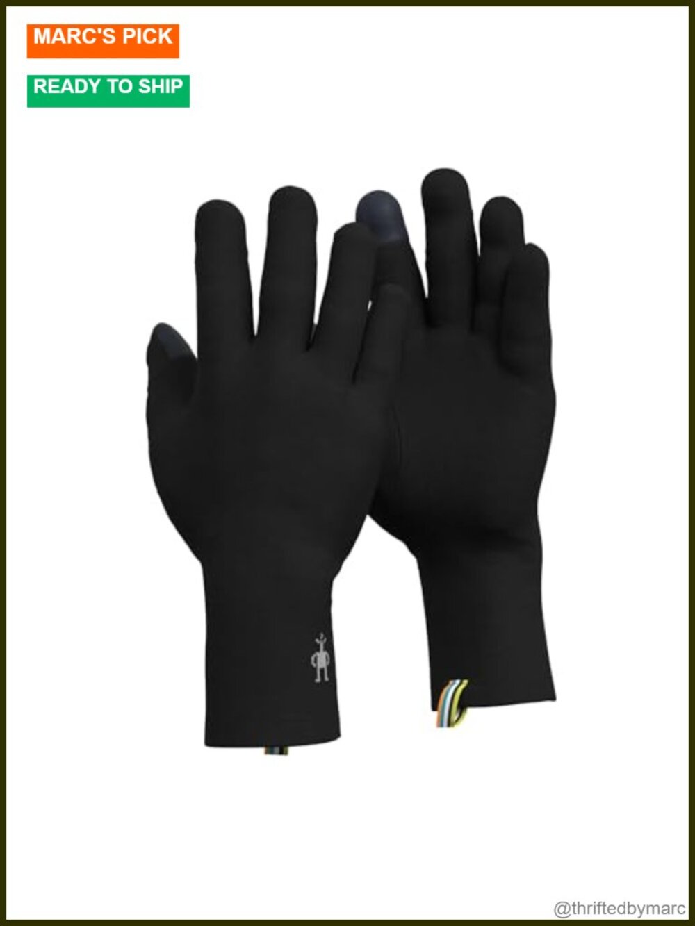 Unisex Thermal Merino Wool Gloves Touchscreen